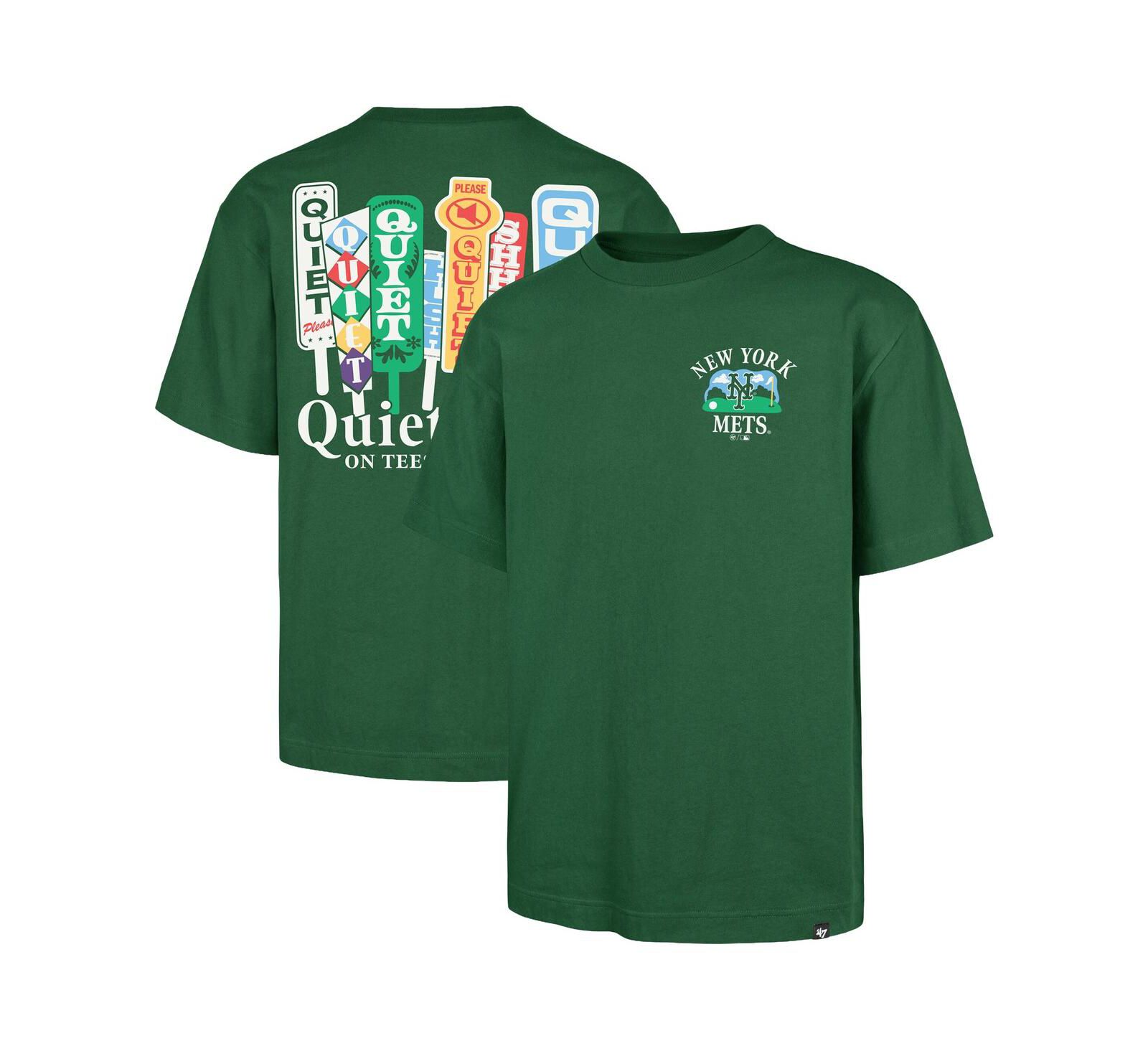 Мужская футболка '47 Brand New York Mets Green Plackard Foundation