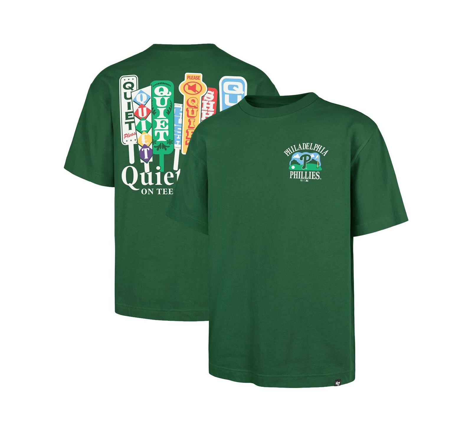 Мужская футболка '47 Brand Green Philadelphia Phillies Plackard Foundation