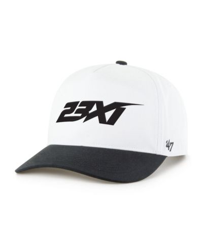 '47 Brand Men's White/Black 23XI Racing NASCAR Two-Tone Team Adjustable Hitch Hat