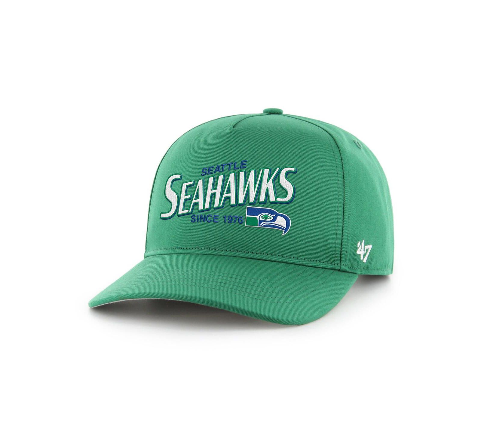 Мужская кепка '47 Brand Seattle Seahawks Throwback Hitch, зеленая