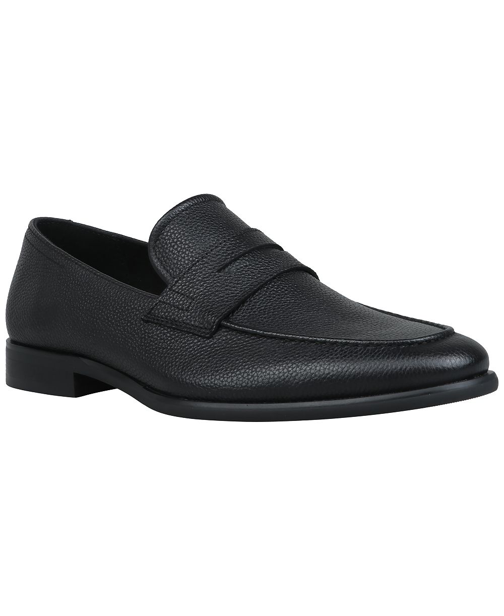 Alfani Men's Genuine Leather Slip-On Penny Loafers
