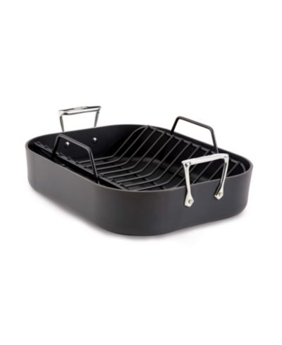 All-Clad сковорода для запекания HA1 Nonstick Hard Anodized с решеткой