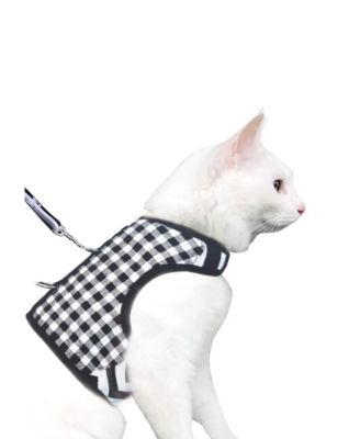 ARONKL Escape Proof Cat Harness And Leash Set Breathable Mesh Adjustable Padded Vest For Walking