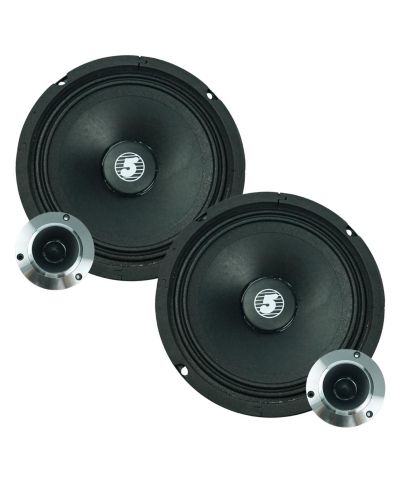 5 Core 360W 8 Ohms Pro Audio Titanium Tweeter 6.5" Car Speakers, 2-Piece Set