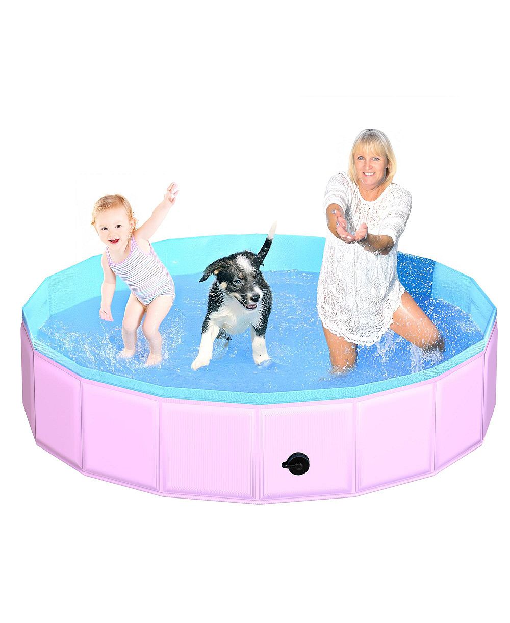 Складной бассейн ARONKL для собак из твердого пластика, нескользящий, многоцелевой