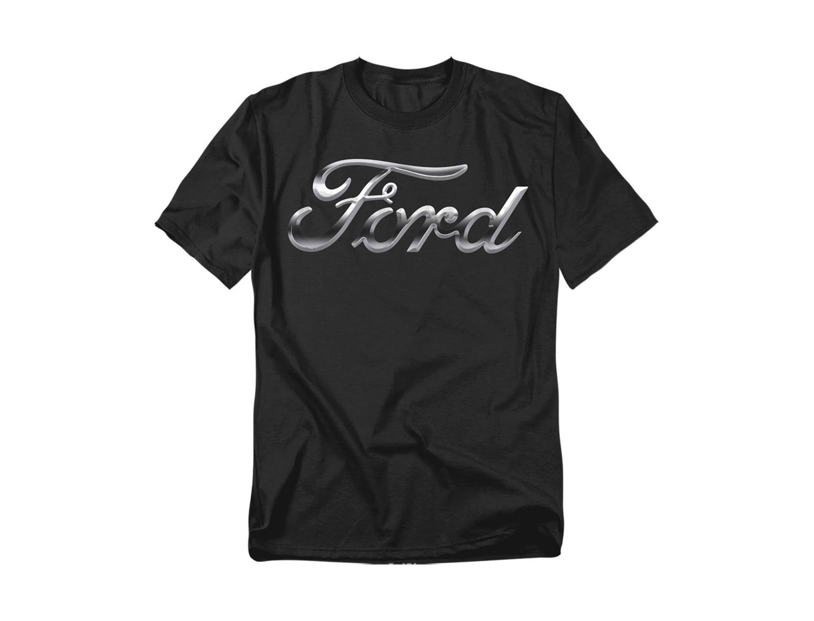 Mustang Big & Tall Chrome Ford Logo T-Shirt