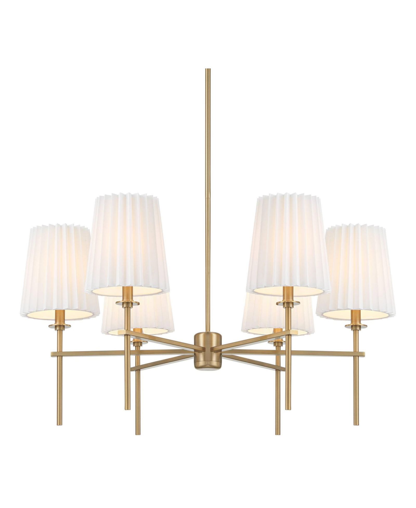 Possini Euro Design Frazer 32 1/2" Wide люстра с 6 лампами, теплая латунь