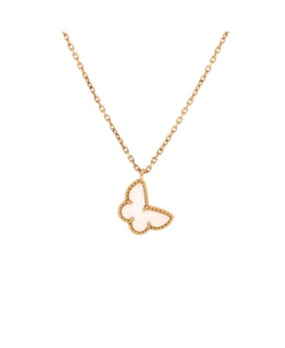 Б/у ожерелье-подвеска Van Cleef & Arpels Sweet Alhambra Butterfly