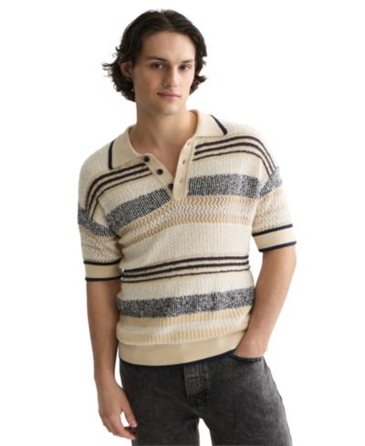 SCOTCH & SODA Мужское поло в полоску с коротким рукавом