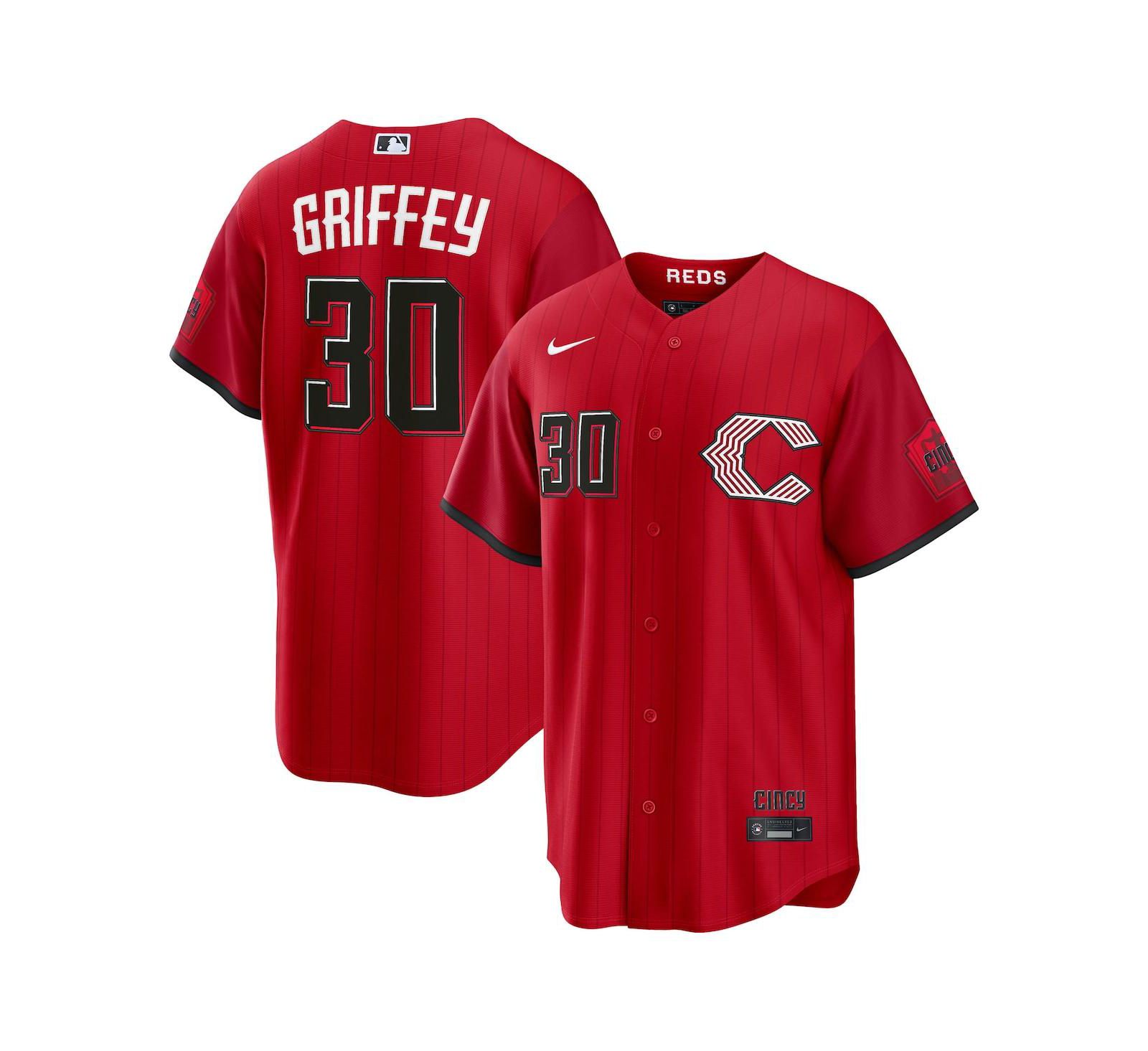 Джерси Nike Men's Ken Griffey Jr. Red Cincinnati Reds 2026 City Connect Stadium
