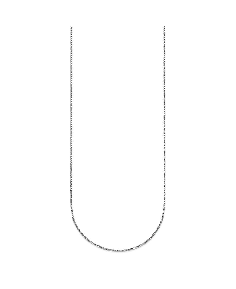 Macy's Wheat Chain 18" Necklace in Platinum (1.1mm)