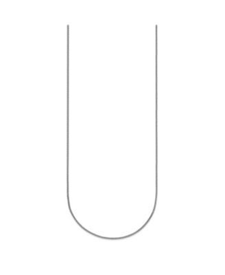 Macy's Wheat Chain 20" Necklace in Platinum (1.1mm)