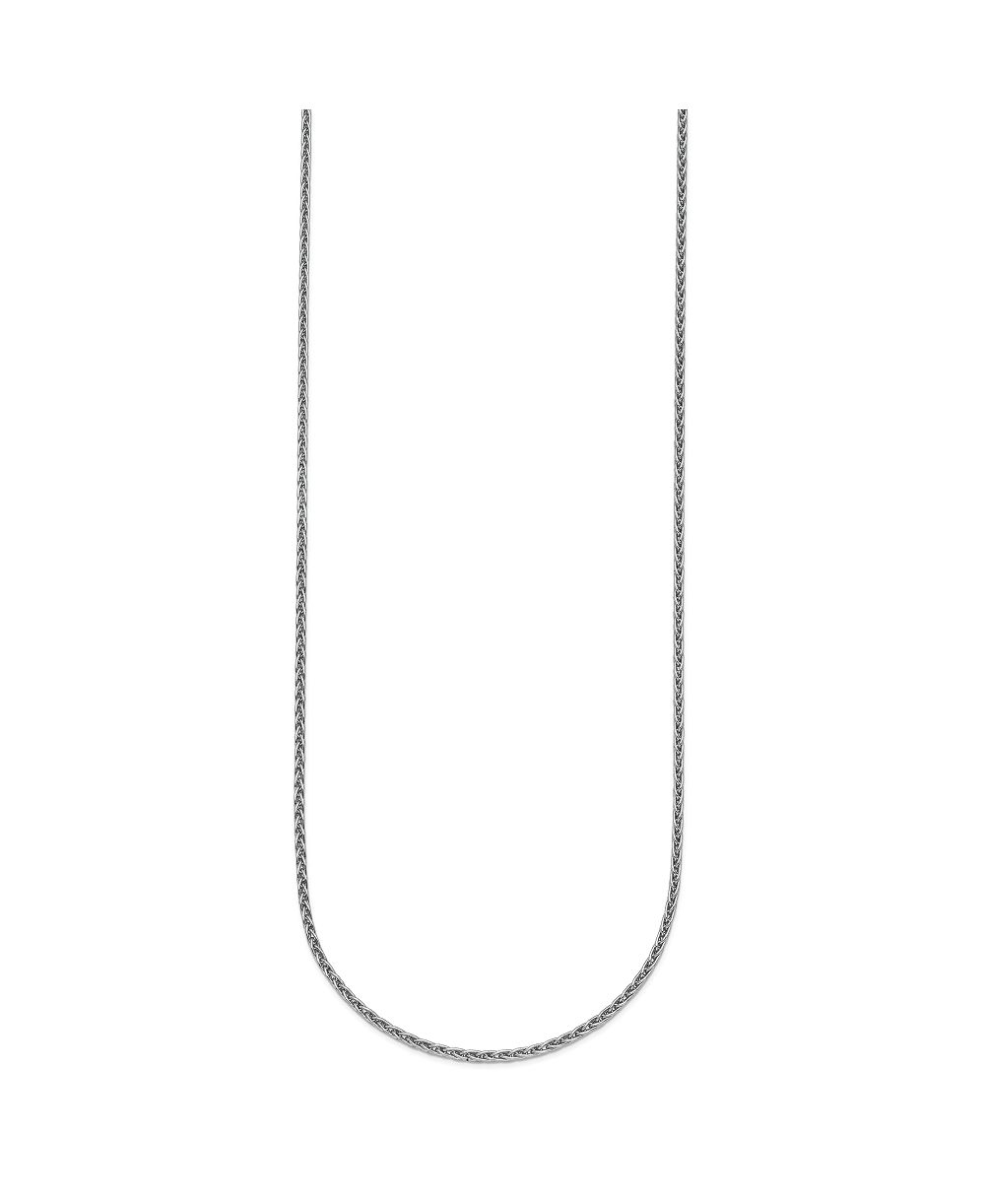 Macy's Wheat Chain 18" Necklace in Platinum (1.5mm)