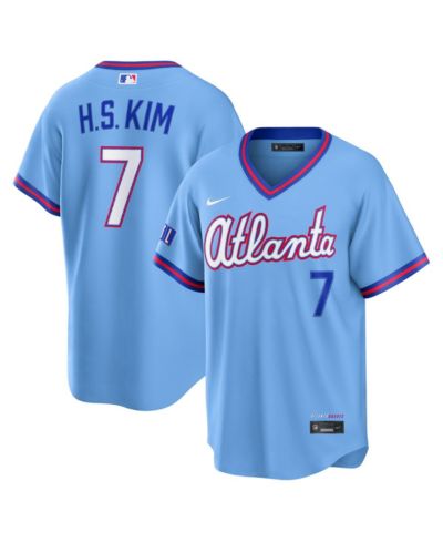 Nike Мужская джерси Atlanta Braves 2026 City Connect Ha-Seong Kim Powder Blue