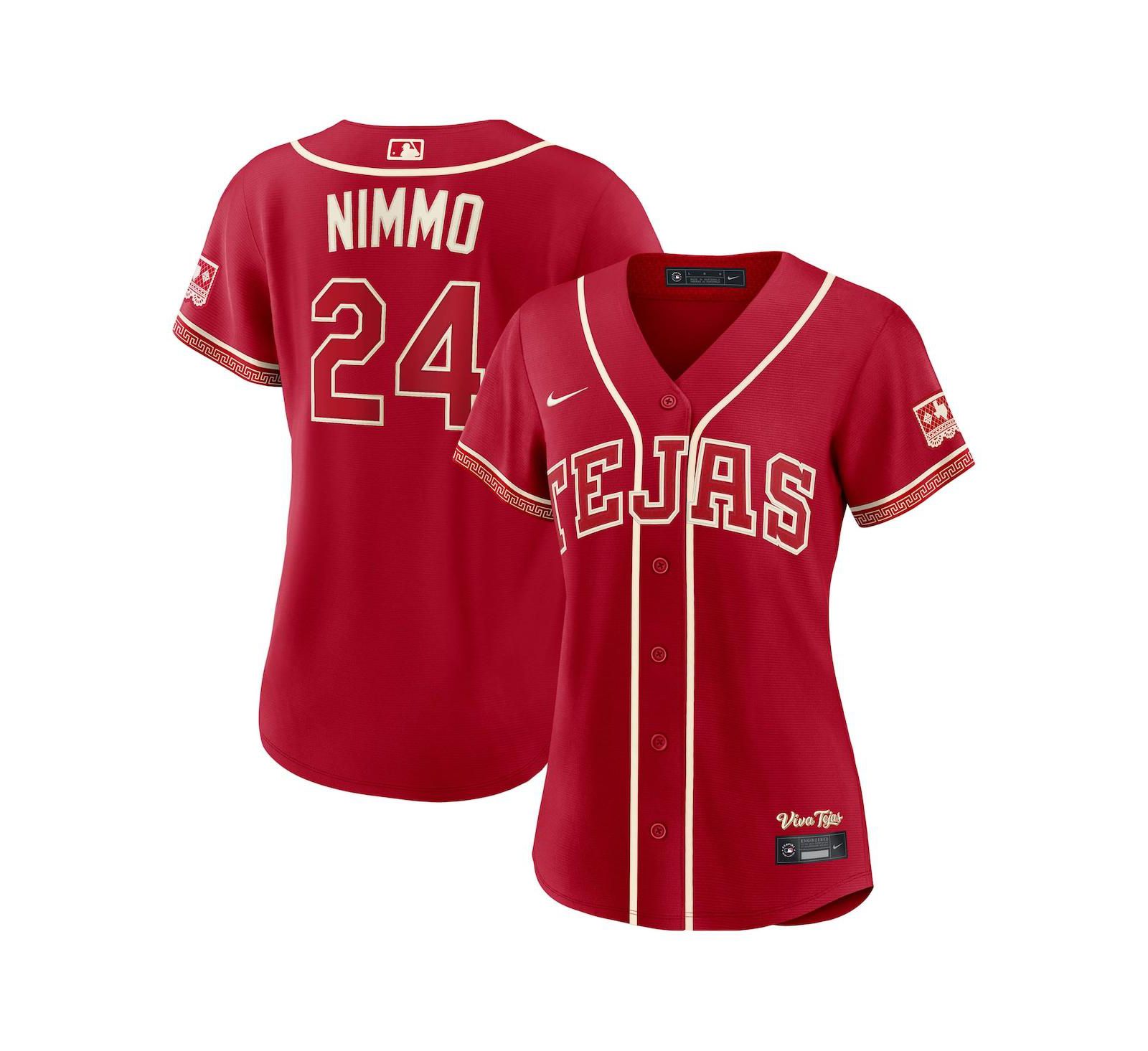 Nike Женская джерси Texas Rangers 2026 City Connect Brandon Nimmo
