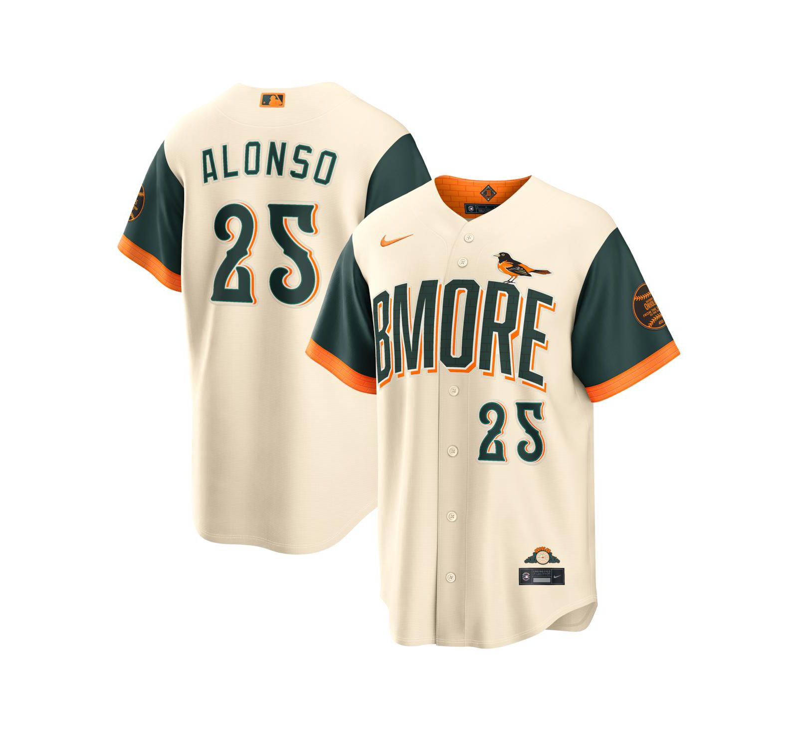 Мужская джерси Nike Pete Alonso Baltimore Orioles 2026 City Connect
