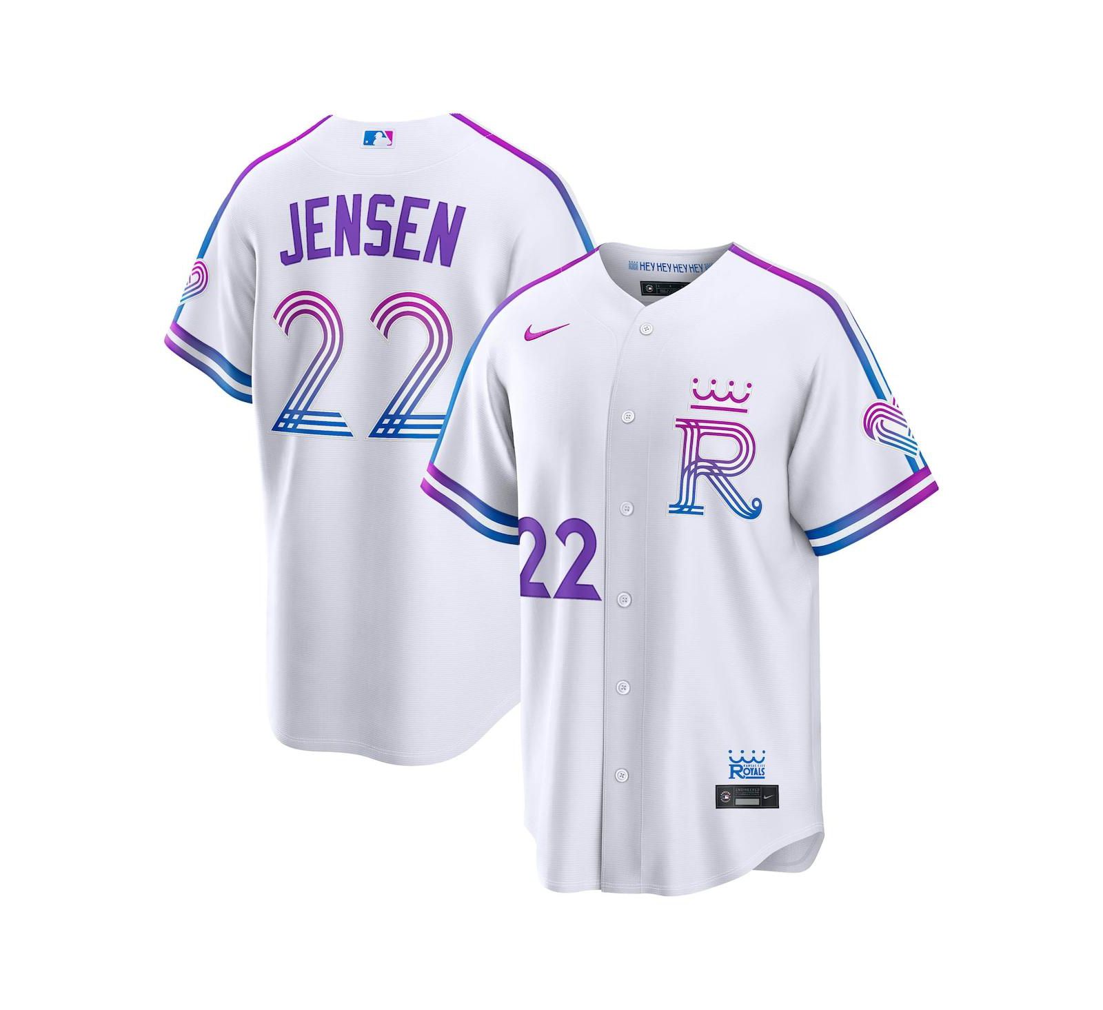Мужская джерси Nike White Kansas City Royals 2026 City Connect Stadium