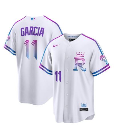 Nike Men's Maikel Garcia White Kansas City Royals 2026 City Connect Stadium Jersey