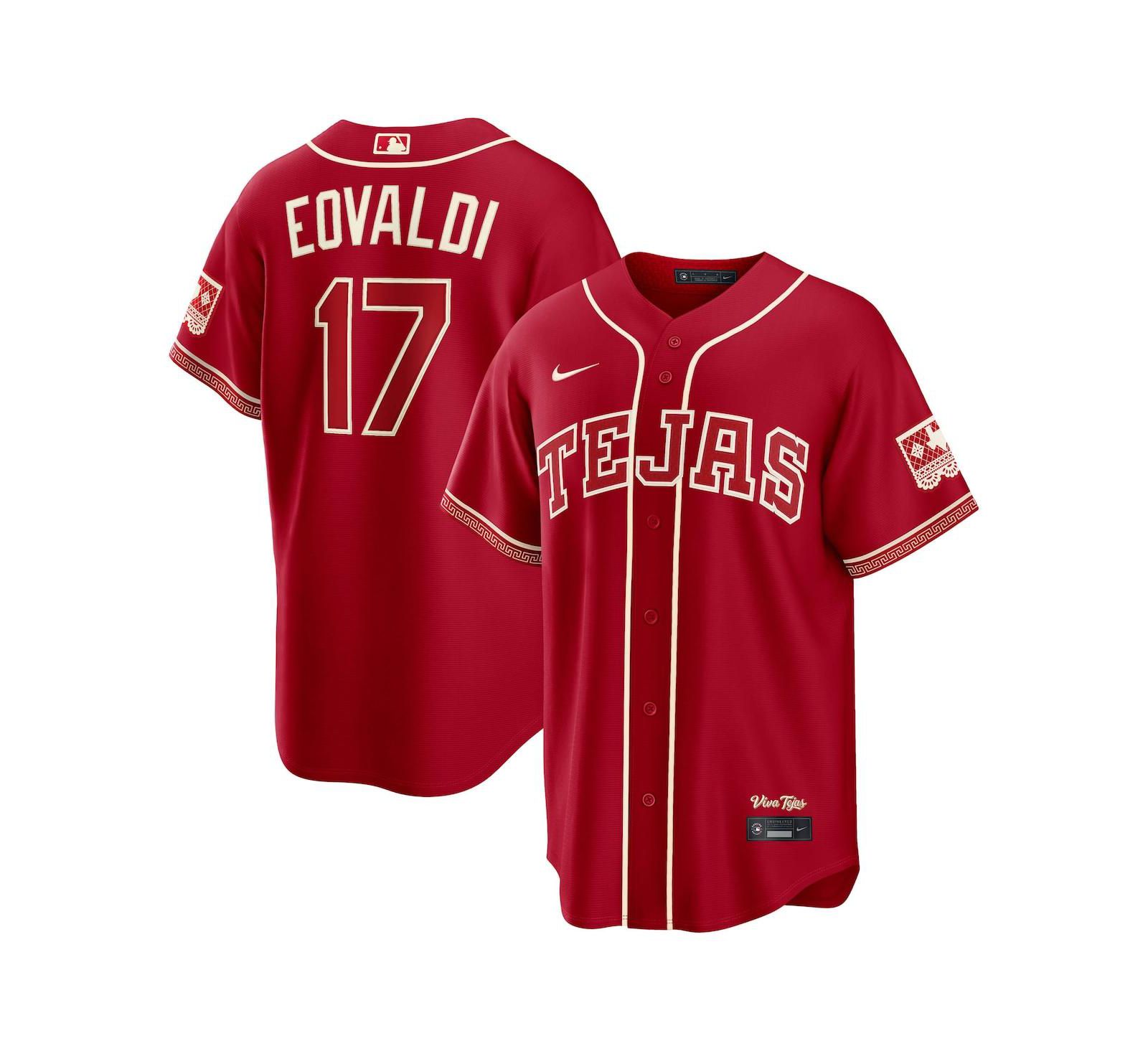 Nike Men's джерси Texas Rangers 2026 City Connect Nathan Eovaldi Red