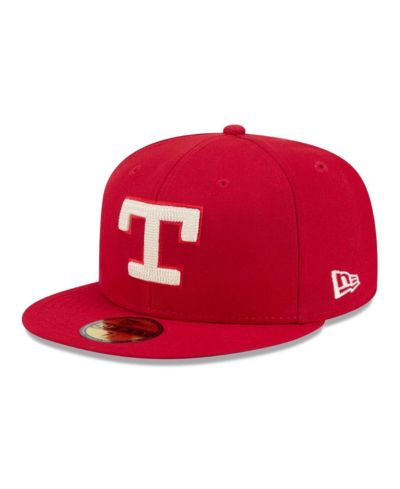 Мужская кепка New Era Red Texas Rangers 2026 City Connect 59FIFTY Fitted