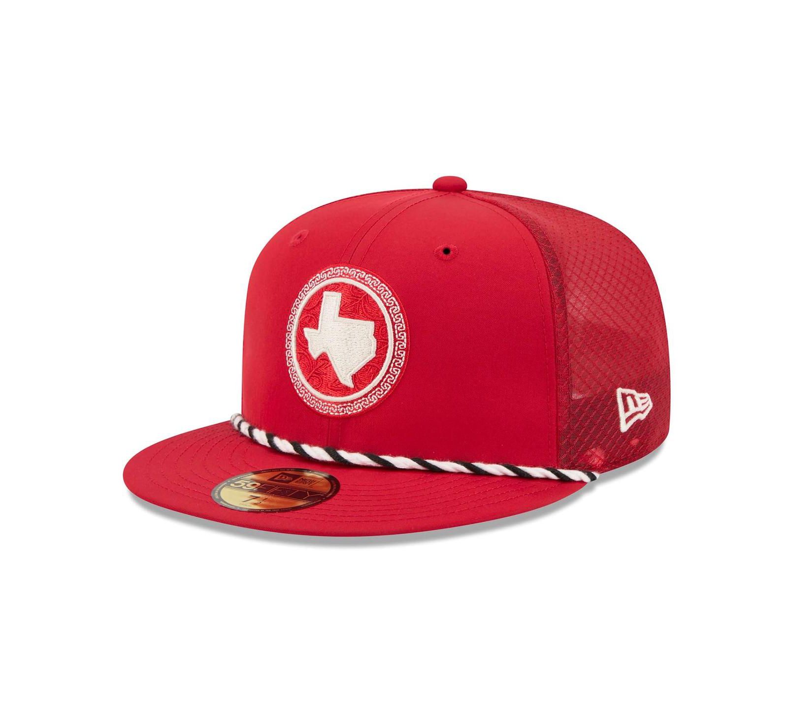 New Era Men's Red Texas Rangers 2026 City Connect Batting Practice 59FIFTY Fitted Hat