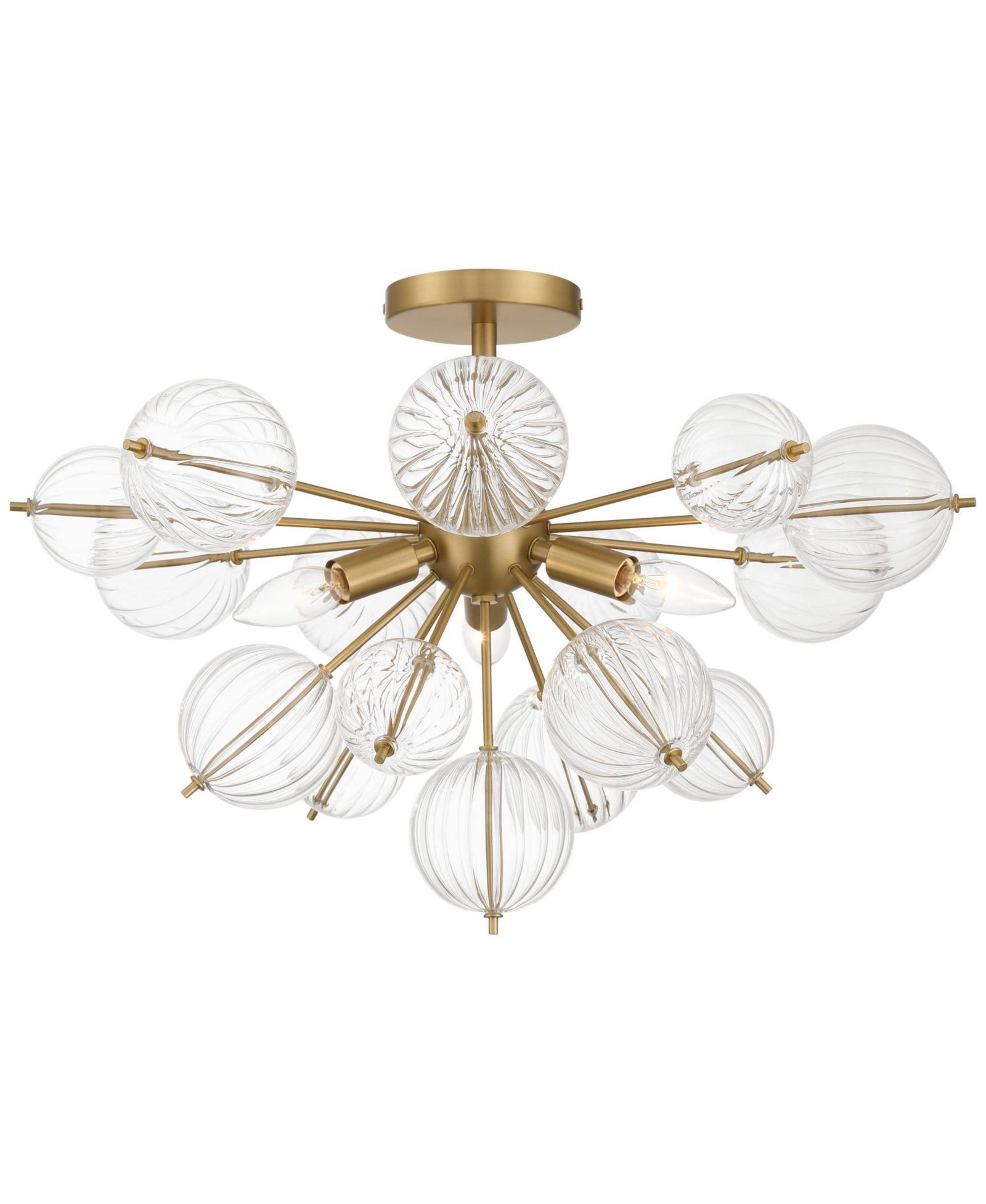 Потолочный светильник Possini Euro Design Magrania 23" Gold Sputnik