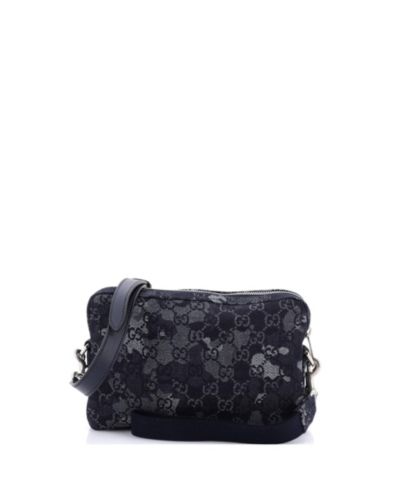 Сумка через плечо Gucci, б/у, конвертируемая, камуфляж GG Denim