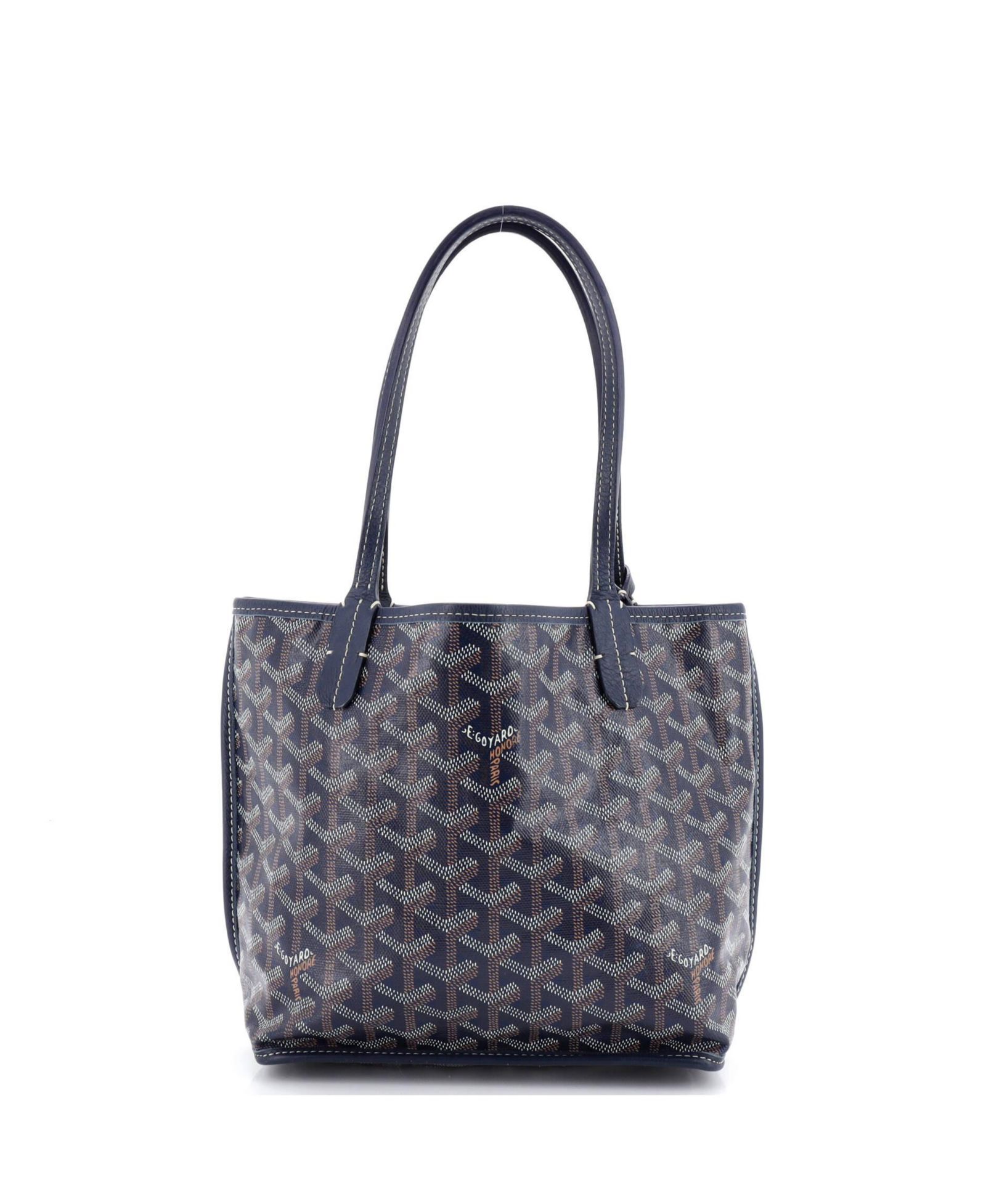 Pre-Owned Goyard мини-сумка-тоут Anjou реверсивная из покрытого холста