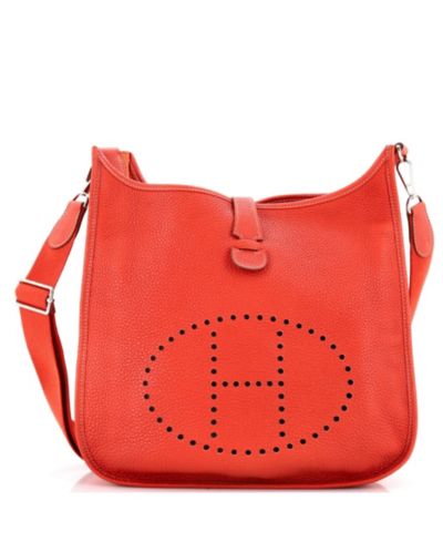 Pre-Owned HERMÉS GM Evelyne Bag Gen III Clemence