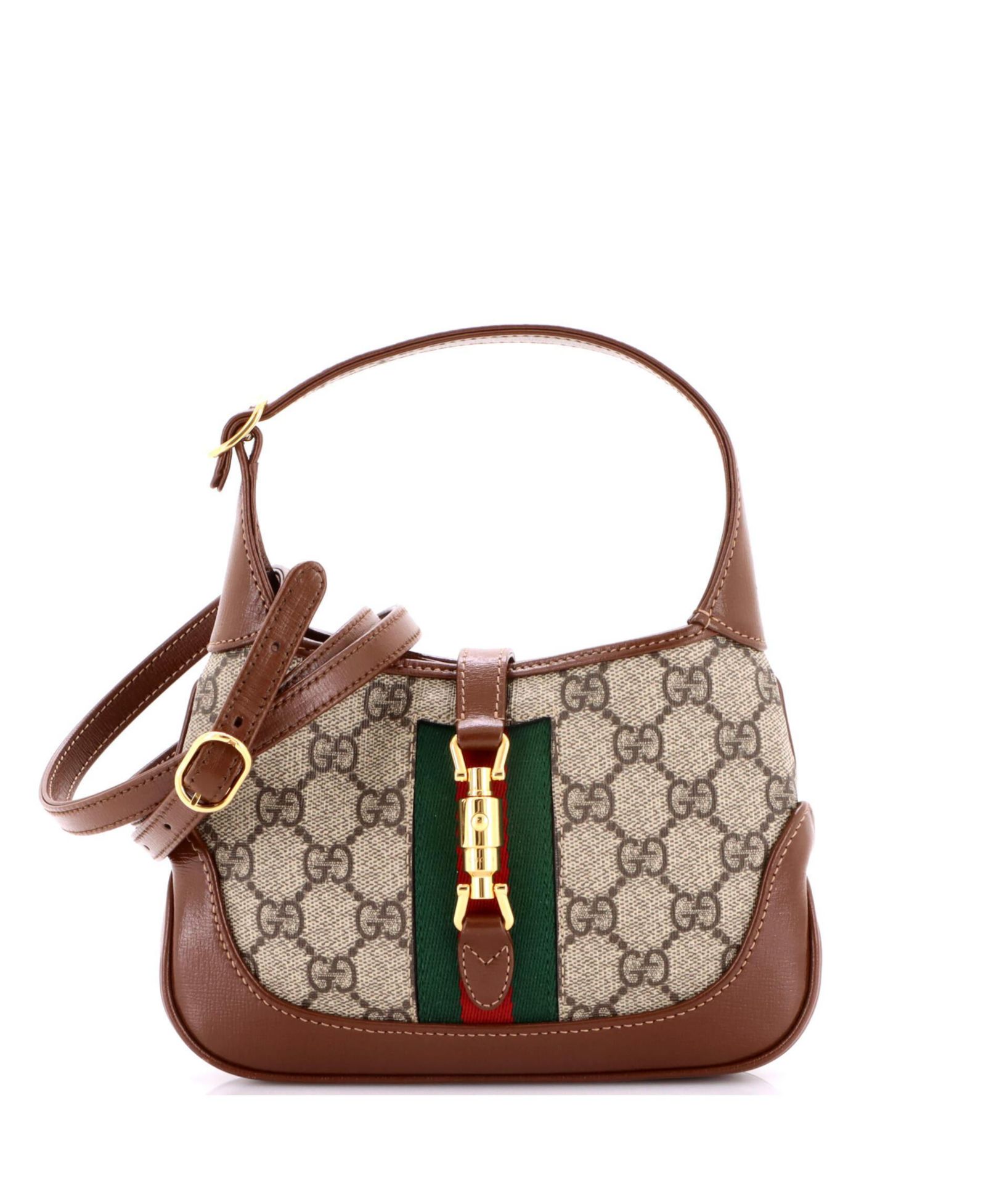 Pre-Owned Gucci Mini Jackie 1961 Hobo GG Coated Canvas