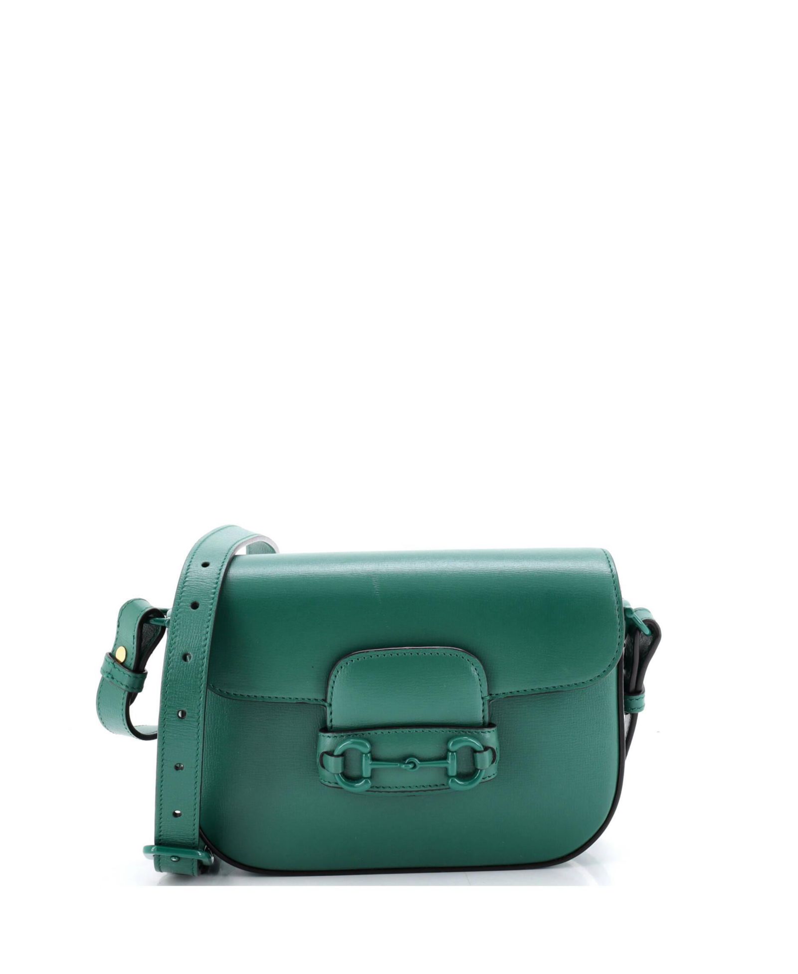 Б/у сумка на плечо Gucci Mini Horsebit 1955 кожаная