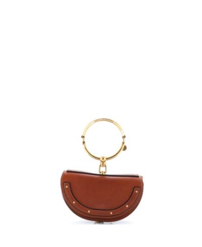 Кожаная сумка через плечо Chloe Mini Nile Crossbody (б/у)