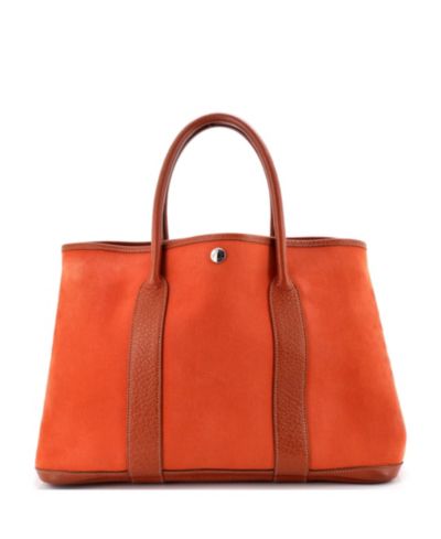 Pre-Owned HERMÉS сумка тоут Garden Party 36 Toile and Leather