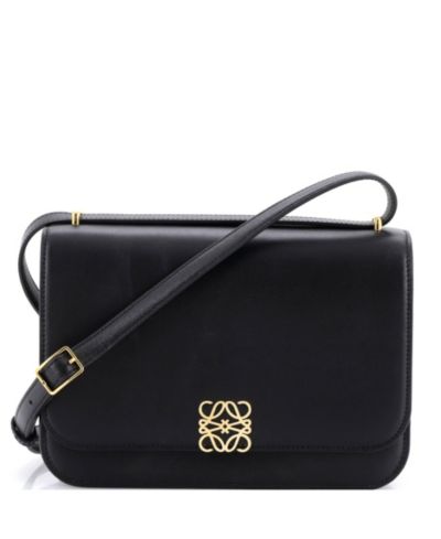 Б/у кожаная сумка Loewe Medium Goya Flap Bag