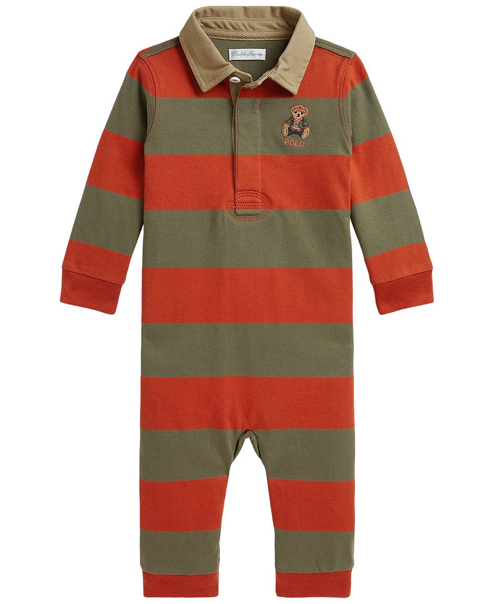Детский комбинезон Polo Ralph Lauren Baby Boys' Polo Bear Cotton Rugby