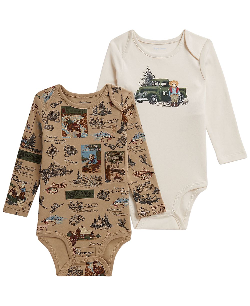 Polo Ralph Lauren Детский боди Polo Bear 2 шт.