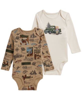 Polo Ralph Lauren Детский боди Polo Bear 2 шт.