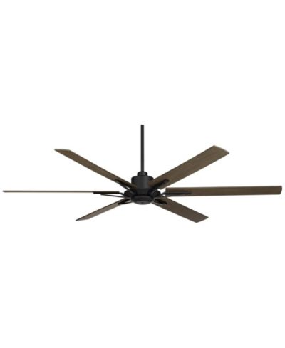 Casa Vieja 72" Expedition Industrial Rustic Indoor Outdoor Ceiling Fan LED Light Remote Weathered Damp Rated Patio