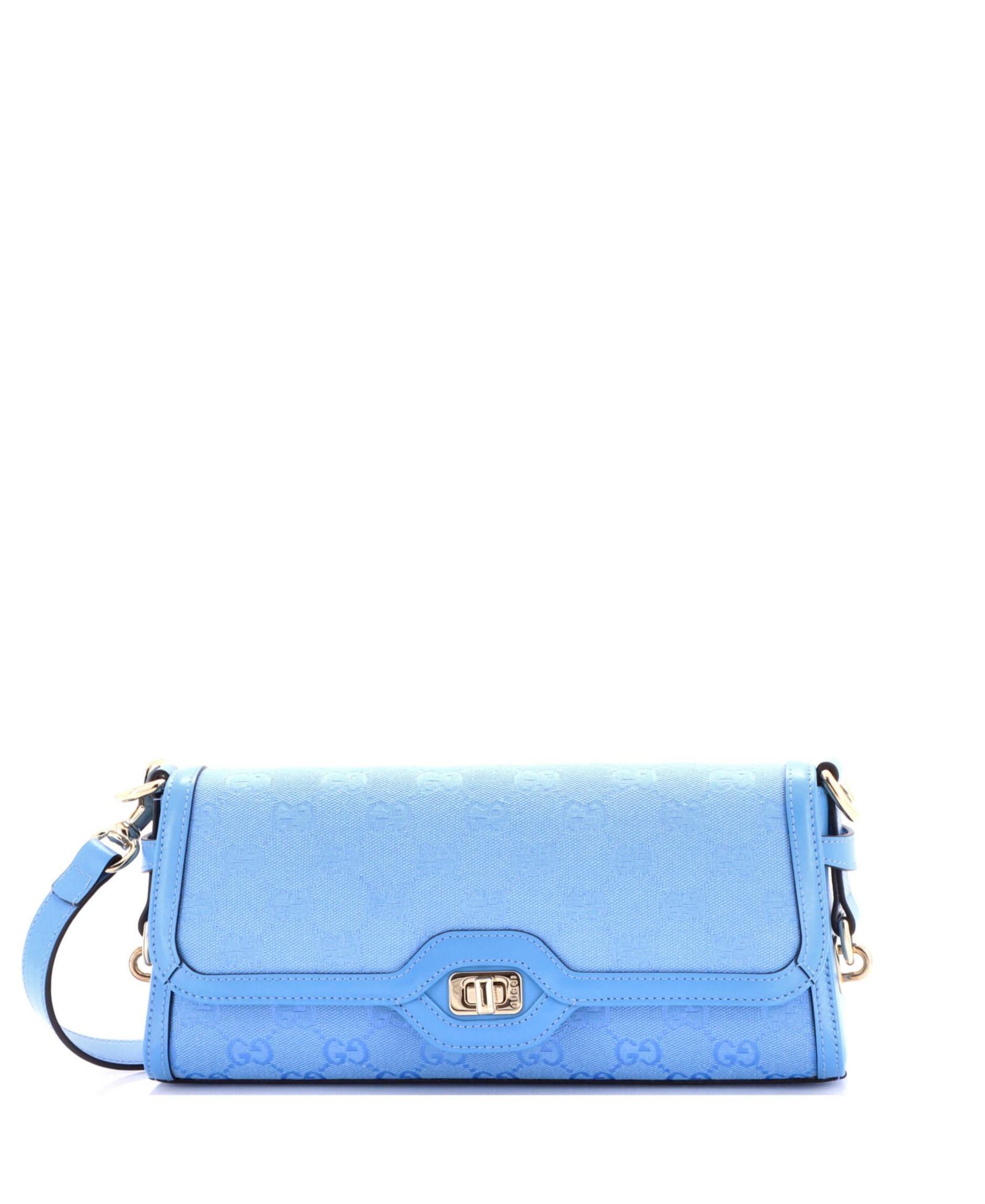 Pre-Owned Gucci Small Luce Shoulder Bag Canvas