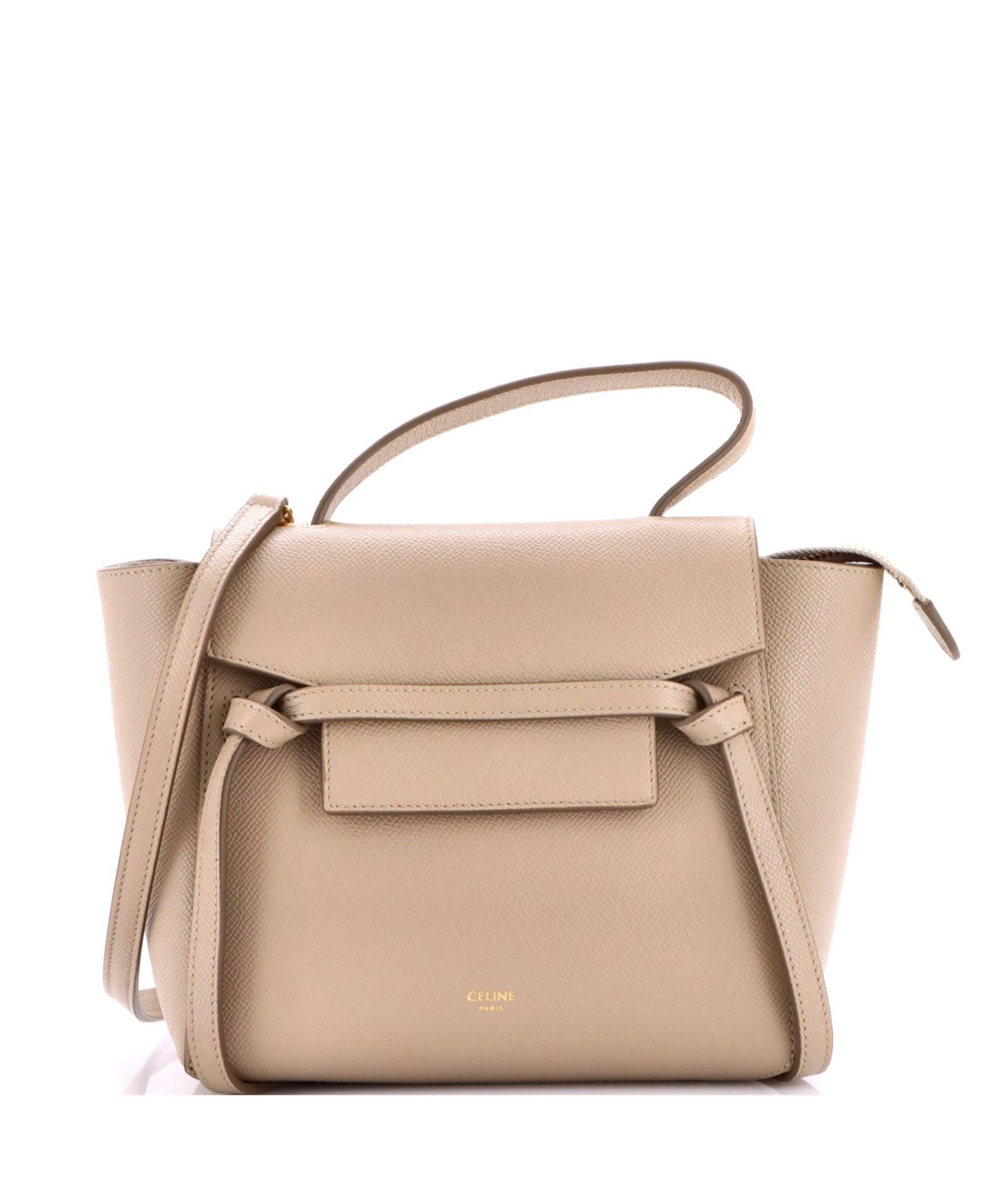 Pre-Owned Celine Pico Belt Bag Textured Leather