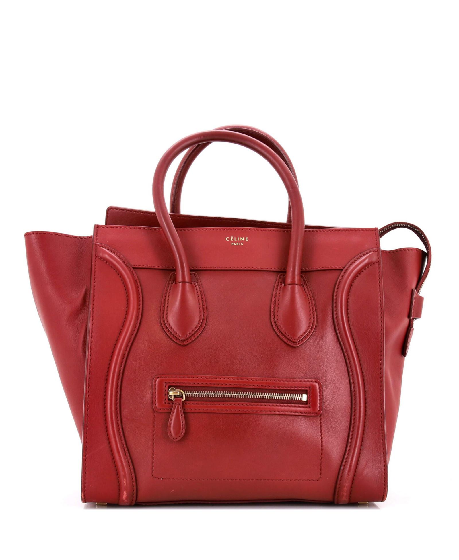 Pre-Owned Celine Mini Luggage Bag Smooth Leather