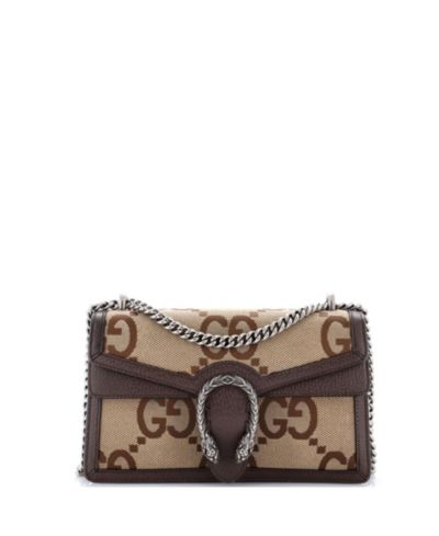Pre-Owned Gucci Small Dionysus Bag Jumbo GG Canvas