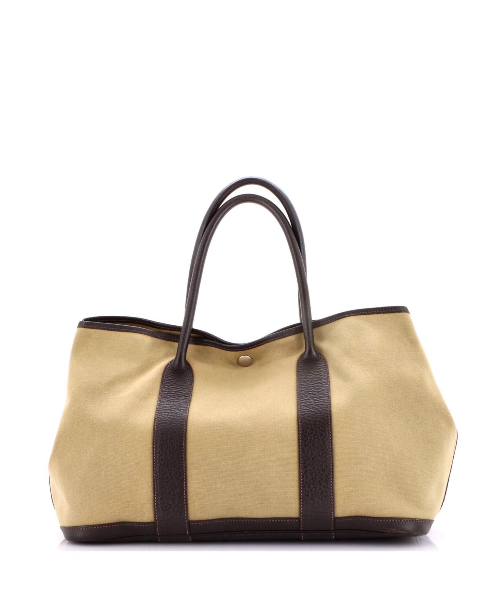 Сумка-тоут Pre-Owned HERMÉS 36 Garden Party Toile and Leather