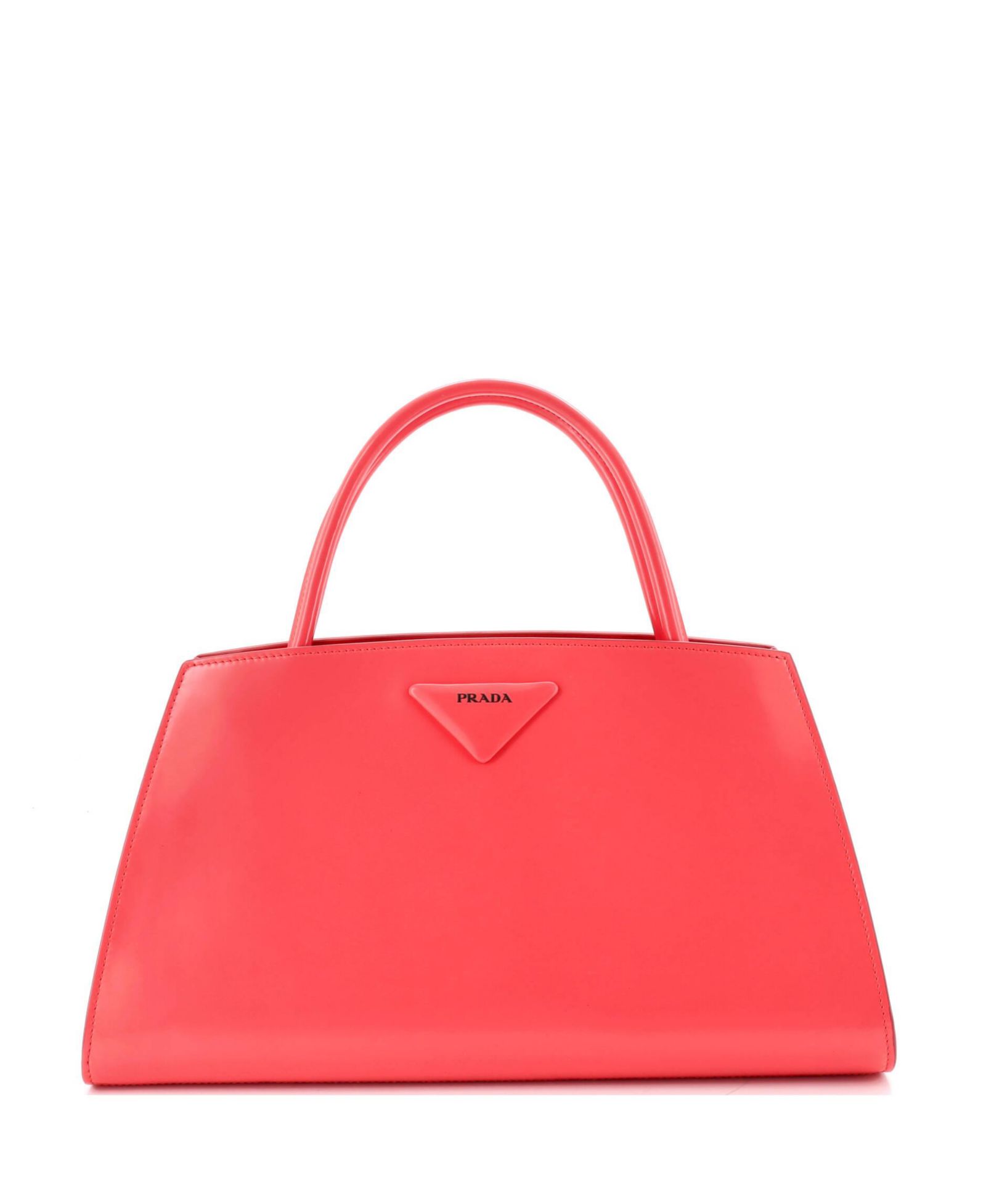 Pre-Owned Prada Large Architectural Top Handle Bag Spazzolato Leather