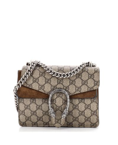 Сумка Pre-Owned Gucci Mini Dionysus GG Coated Canvas