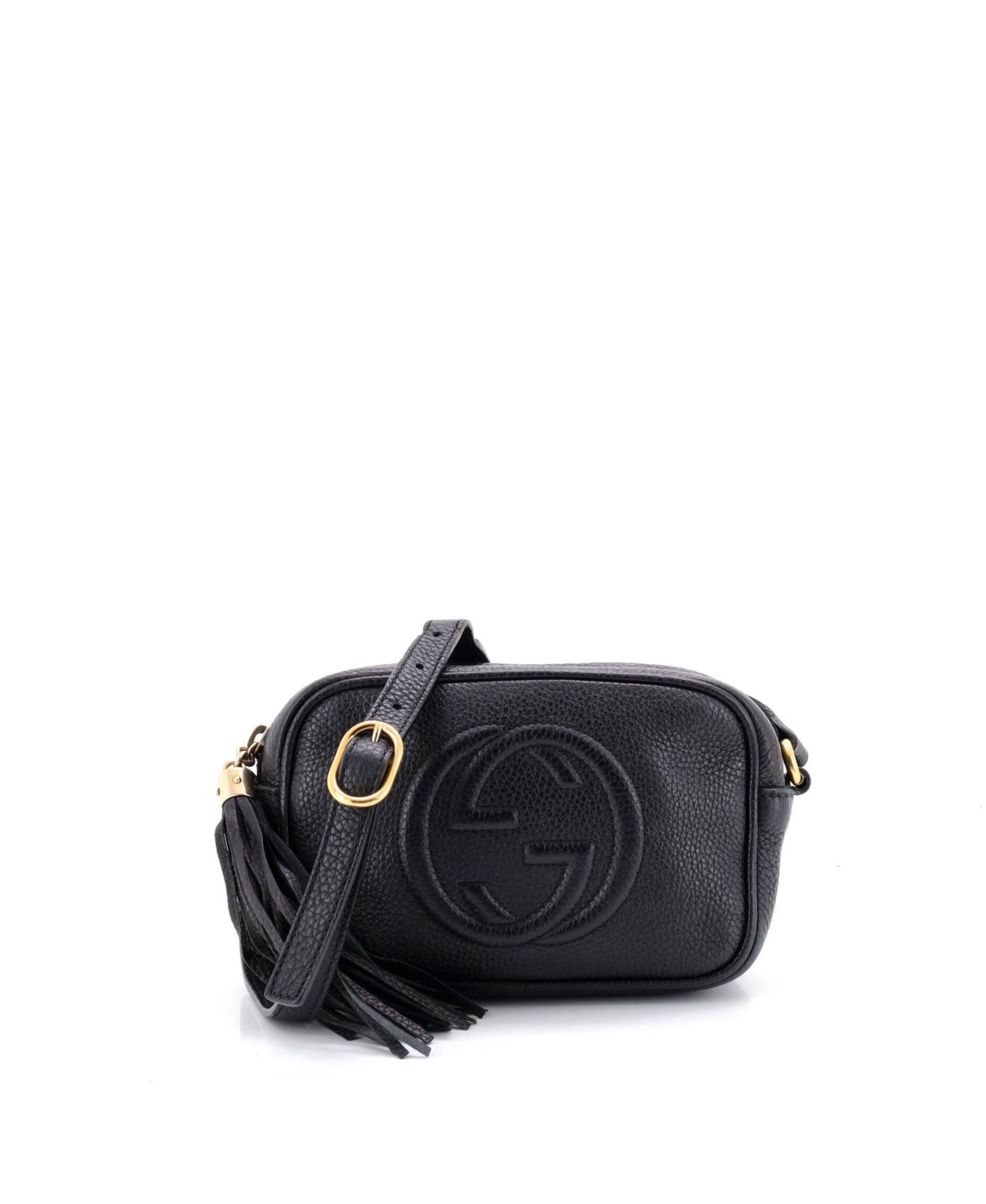Pre-Owned Gucci Mini Soho Disco Crossbody Bag Leather