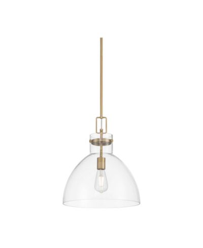 Possini Euro Design подвесной светильник Possini Euro Hammon 14" Wide Aged Brass and Glass