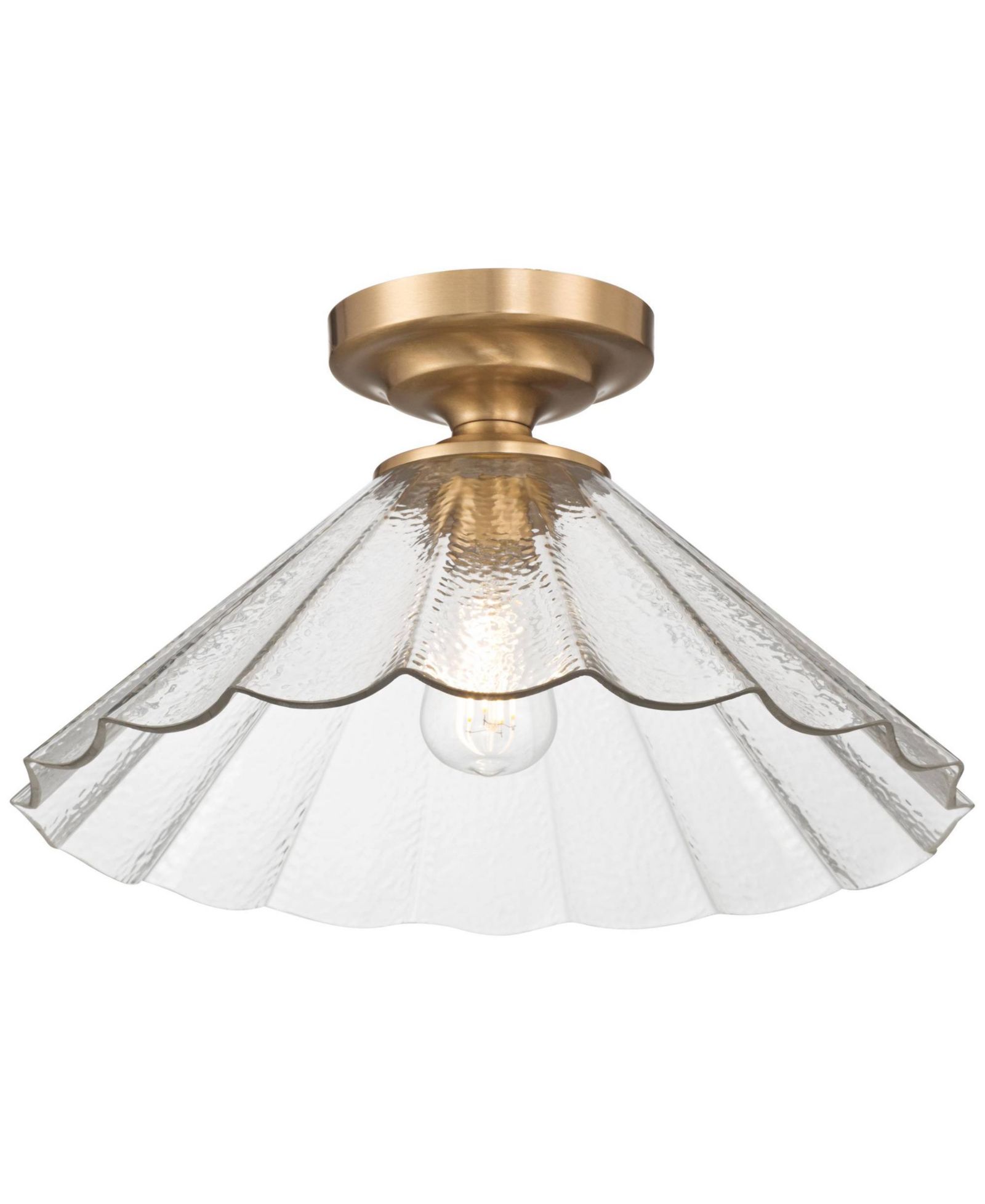 Потолочный светильник Possini Euro Design из литого стекла