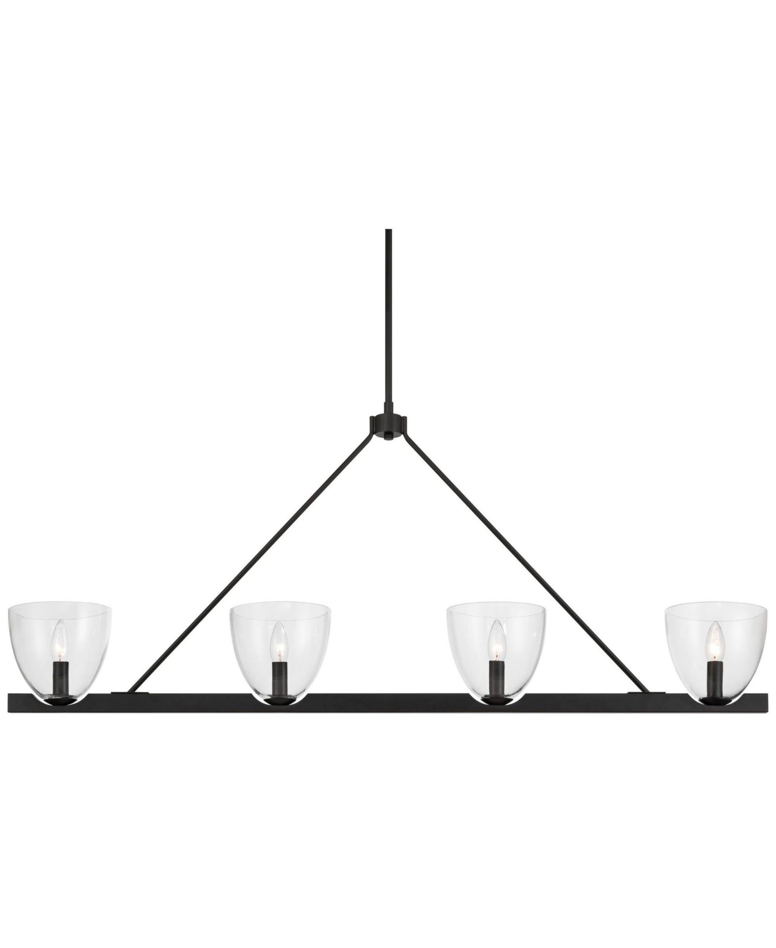 Possini Euro Design  Ardea 47" Wide 4-Light Linear Island Chandelier