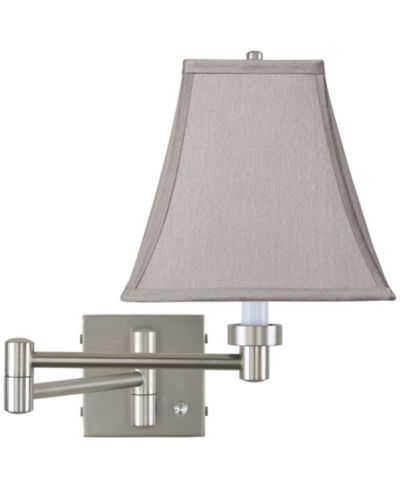 Настенная лампа Possini Euro Design Modern Swing Arm Brushed Nickel